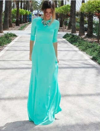 С чем носить мятные украшения