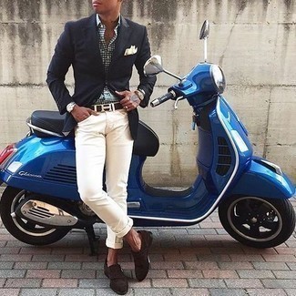 Какие джинсы носить с мятной рубашкой с длинным рукавом мужчине