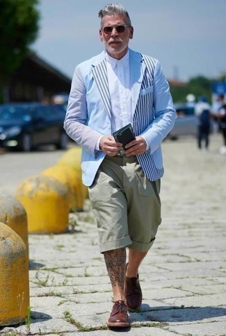 Какие пиджаки носить с мятными шортами мужчине