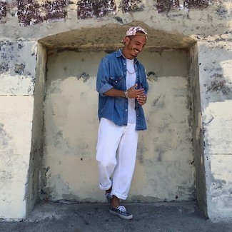 С чем носить разноцветный браслет из бисера мужчине