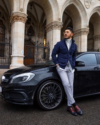 С чем носить разноцветные лоферы мужчине