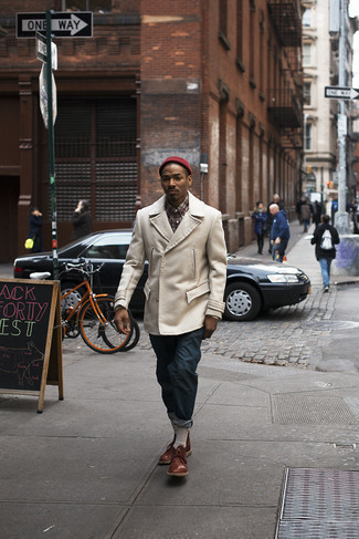 Какое полупальто носить с разноцветной рубашкой с длинным рукавом