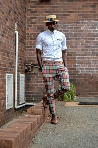 С чем носить разноцветные брюки мужчине