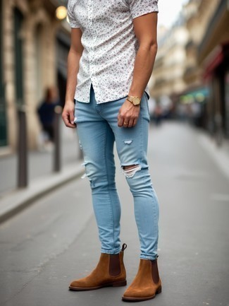 С чем носить горчичные часы мужчине