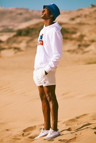 С чем носить темно-сине-зеленую панаму мужчине