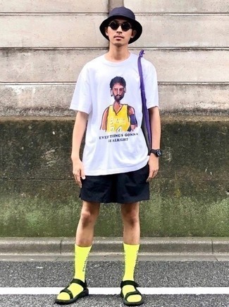 С чем носить темно-сине-зеленую панаму мужчине