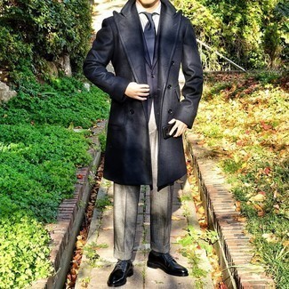 Какие туфли дерби носить с темно-синим пиджаком