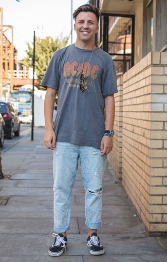 С чем носить темно-синие часы из плотной ткани мужчине