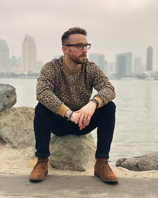 С чем носить темно-синие часы из плотной ткани мужчине