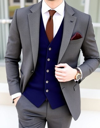 С чем носить темно-синий кардиган мужчине