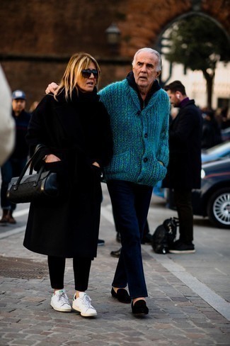 Какие лоферы носить с темно-синими брюками чинос