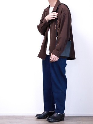 Какие лоферы носить с темно-синими брюками чинос