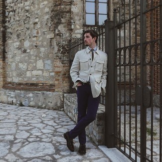 Какие лоферы носить с темно-синими брюками чинос