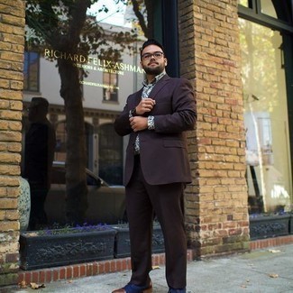 Какие костюмы носить с темно-синими туфлями дерби