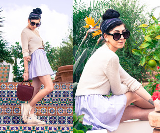 С чем носить темно-синий ободок/повязка