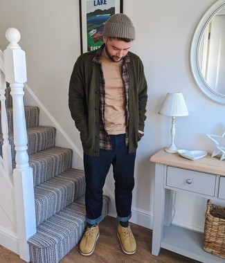 Какие туфли дерби носить с темно-синими джинсами