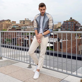 С чем носить темно-синие кожаные часы мужчине