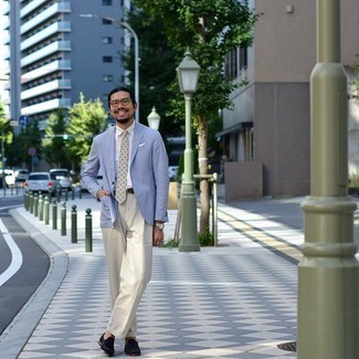 Какие пиджаки носить с темно-синими лоферами мужчине