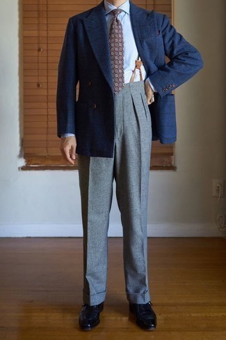 Какие пиджаки носить с темно-синими монками