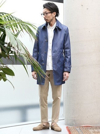 С чем носить темно-синие носки-невидимки мужчине