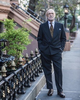 Какие туфли дерби носить с темно-синим костюмом