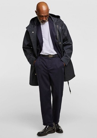 Какие туфли дерби носить с темно-синим костюмом