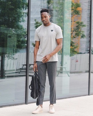 С чем носить нейлоновый портфель