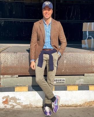 Какие пиджаки носить с оливковыми брюками карго
