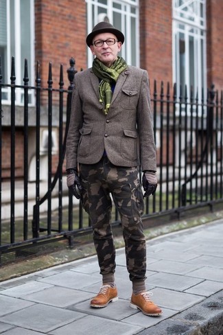 Какие туфли дерби носить с оливковыми брюками карго