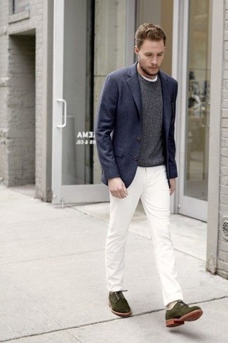 Какие брюки чинос носить с оливковыми туфлями дерби