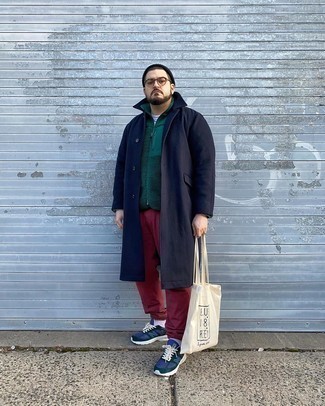 С чем носить оливковый флисовый свитер на молнии мужчине