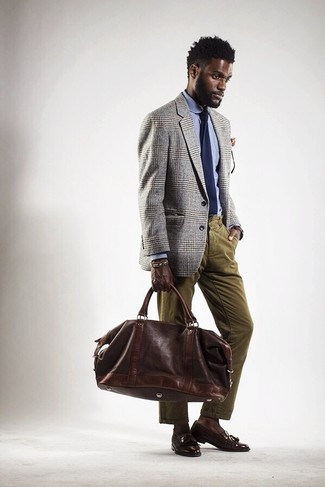 Какие пиджаки носить с оливковыми джинсами мужчине