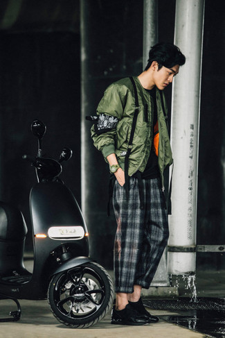 С чем носить оливковые резиновые часы мужчине