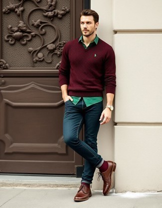 С чем носить оливковую рубашку мужчине