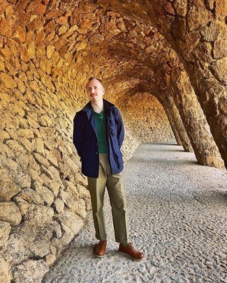 С чем носить оливковые носки мужчине