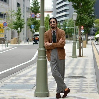 С чем носить оливковые солнцезащитные очки мужчине