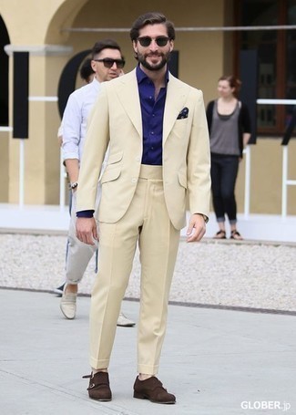 С чем носить оливковые солнцезащитные очки мужчине