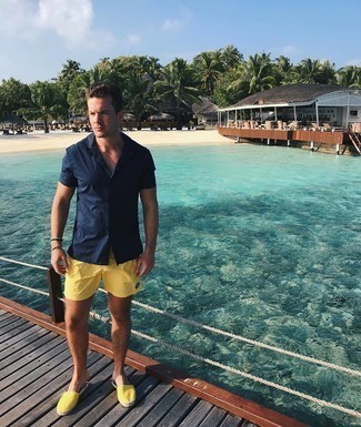 С чем носить оранжевые эспадрильи из плотной ткани мужчине