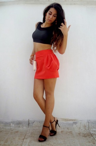 С чем носить оранжевые серьги