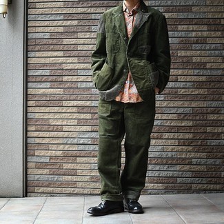 Какие костюмы носить с оранжевой рубашкой с длинным рукавом