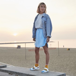 С чем носить оранжевые носки женщине