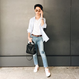 С чем носить оранжевые солнцезащитные очки мужчине