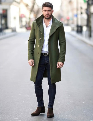 Как носить длинное пальто с рубашкой с длинным рукавом