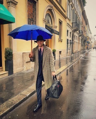 Как носить длинное пальто с костюмом