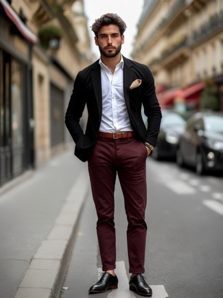 Как носить оксфорды с пиджаком