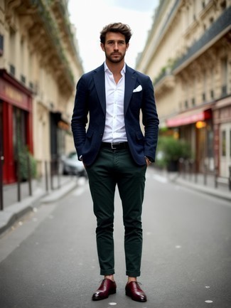 Как носить оксфорды с пиджаком