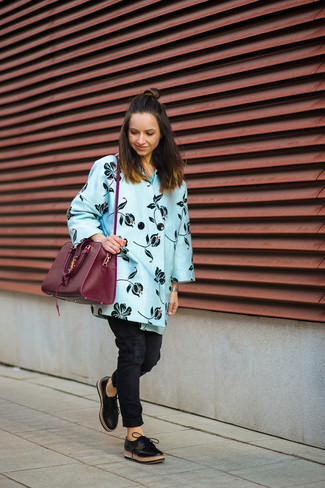 Как носить оксфорды с пальто женщине