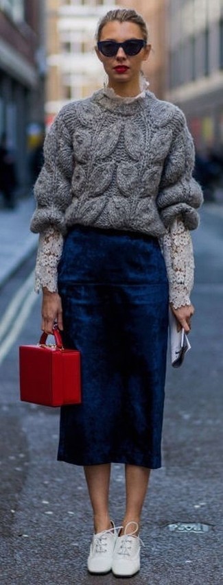 С чем носить оксфорды женщине