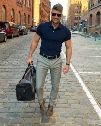 Как носить оксфорды с футболкой-поло