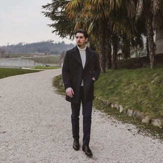 Как носить оксфорды с водолазкой